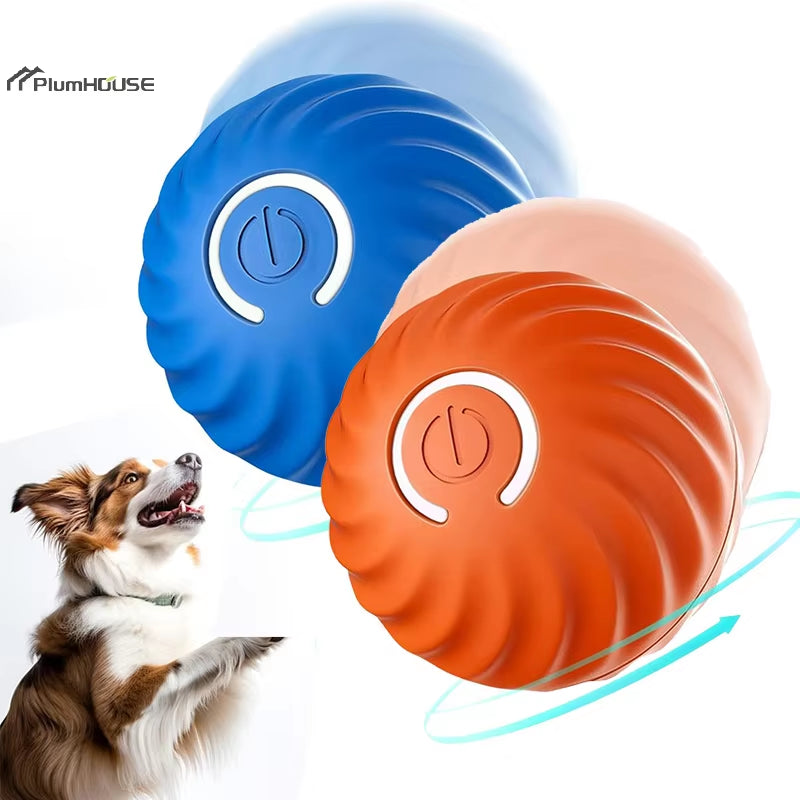 Smart Dog Toy Ball Electronic Interactive Pet Toy Rolling Balls USB Automatic Moving Bounce Rotating Ball Puppy Gift