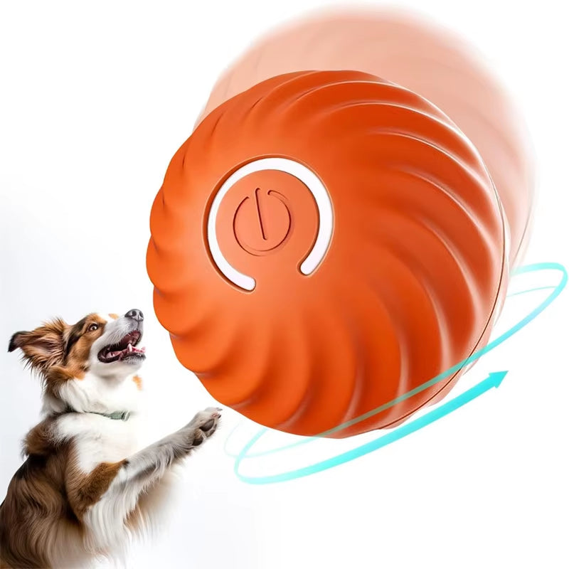 Smart Dog Toy Ball Electronic Interactive Pet Toy Rolling Balls USB Automatic Moving Bounce Rotating Ball Puppy Gift