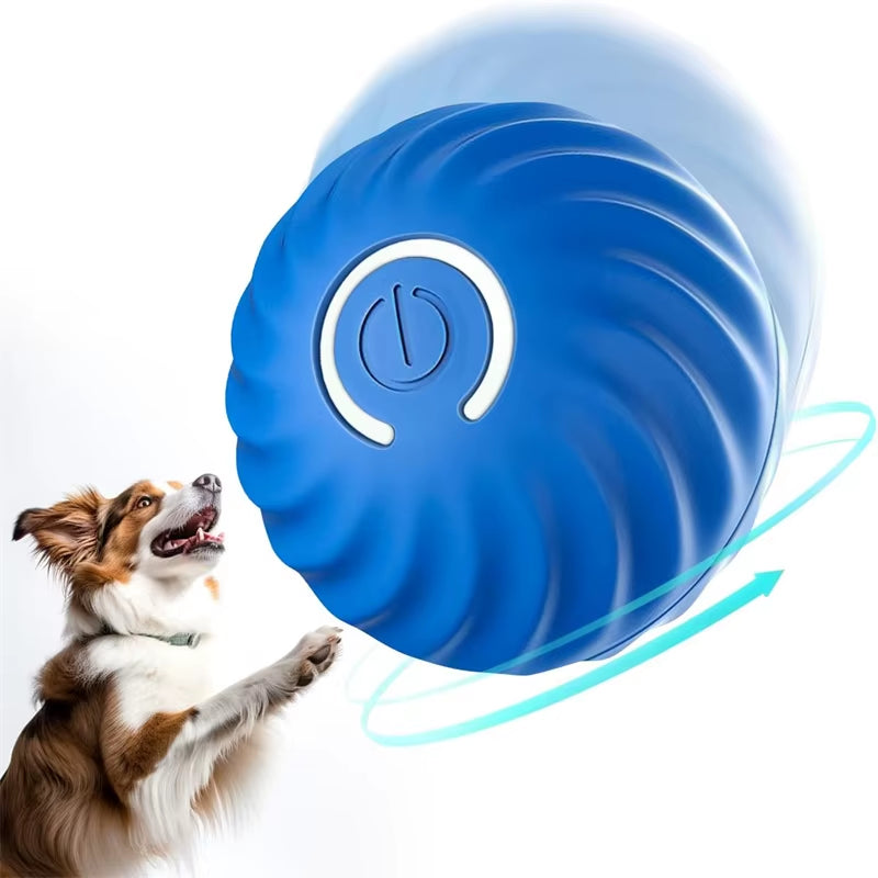 Smart Dog Toy Ball Electronic Interactive Pet Toy Rolling Balls USB Automatic Moving Bounce Rotating Ball Puppy Gift